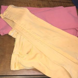 **2 old navy rockstar jeans